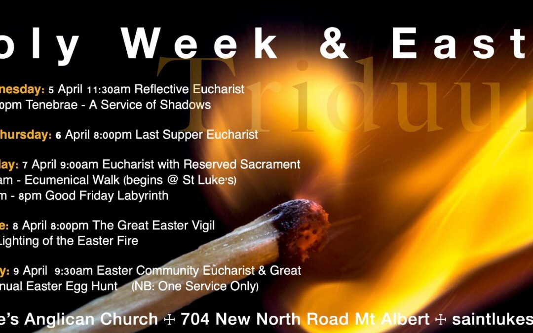 Holy Week & Easter at St Luke’s